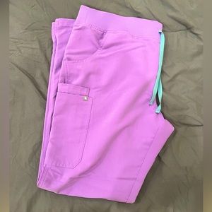 NWT FIGS Lilac Dawn Kade Tall Cargo Scrub Pants